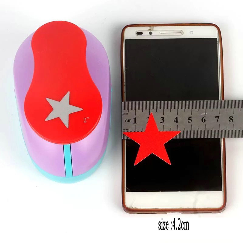 1.5cm-7.0cm five-pointed star shape craft punch paper punches scrapbooking punchers DIY handmade paper cutter EVA foam punch