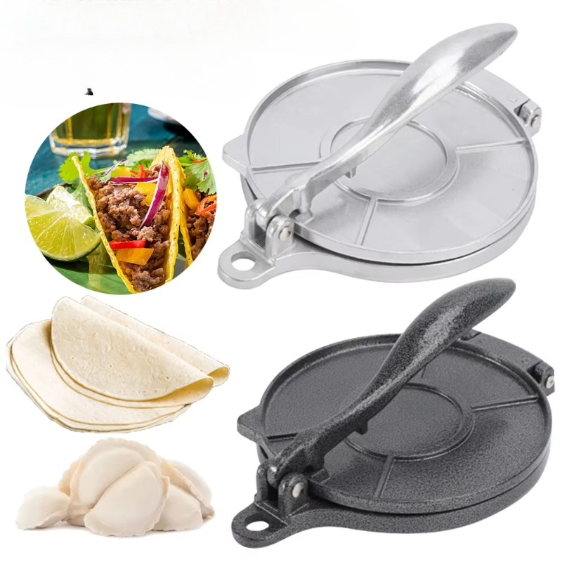 Prensa para tortillas de 6/8 pulgadas, máquina para hacer tortillas de maíz, máquina para hacer Roti, herramientas de prensado, utensilios de cocina para el hogar, accesorios de cocina