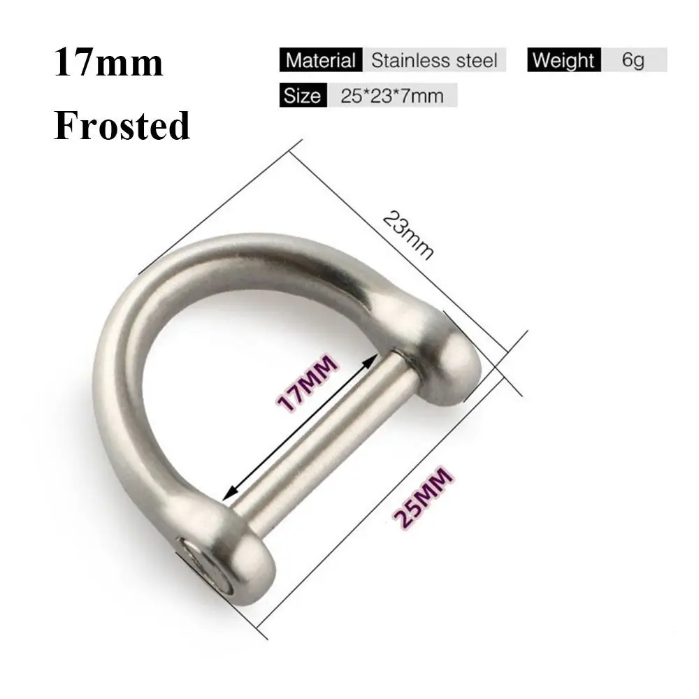 9/13/17/21Mm Massief Roestvrij Staal Karabijnhaak D Strik Nietjes Beugel Fob Sleutelhanger Sleutelhanger Haak Schroefverbinding Gespen: YELLOW