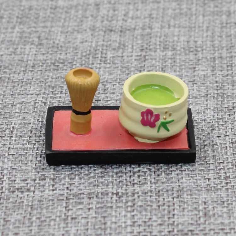 1 pc Simulatie Voedsel Koffie Cake Mini figurine Decor Fairy Garden stripfiguur standbeeld Model Hars ambachtelijke speelgoed ornamenten