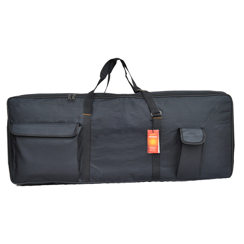 Épaissir 61 clés universel Instrument clavier sac épaissi étanche électronique piano housse pour orgue électronique: Black
