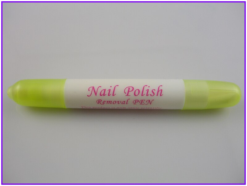 1 stks nail art herbruikbare corrector pen remover + 3 tips nagellak corrector pen cleaner erase manicure