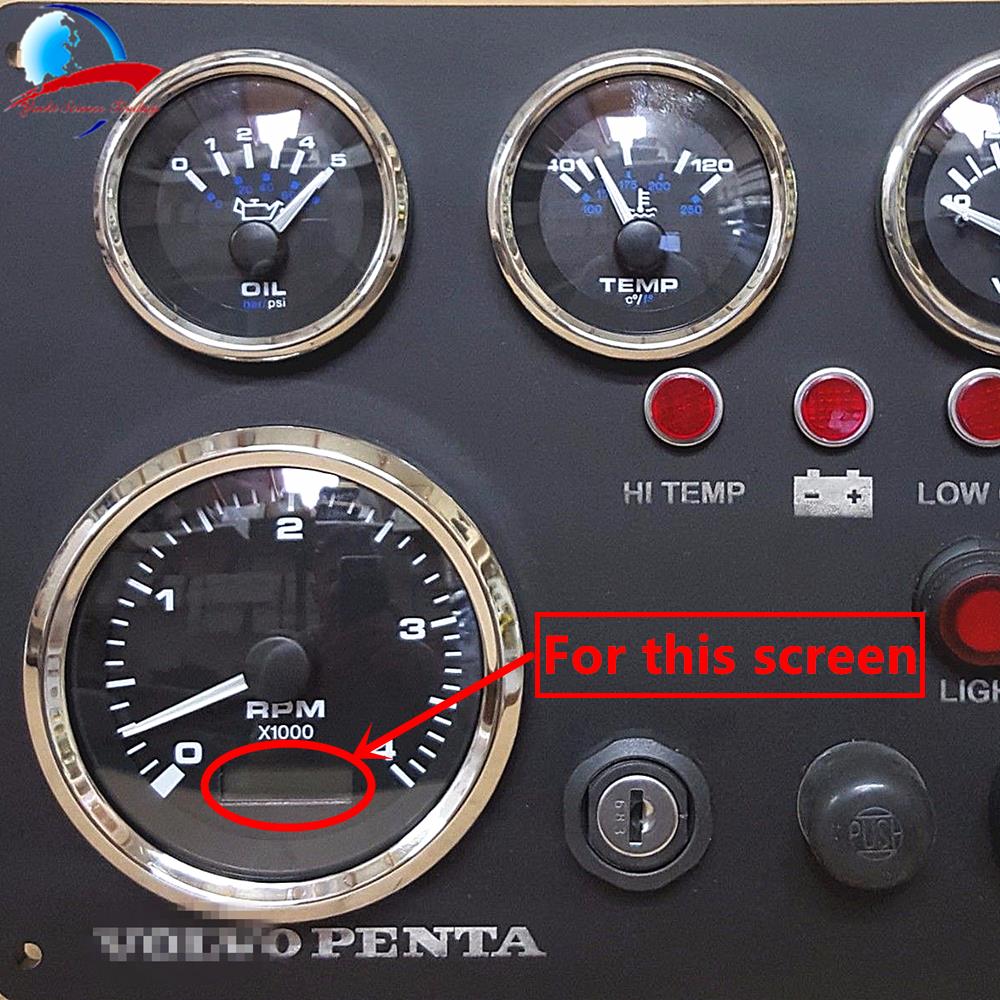For Jcb tractor/Volvo penta boat/Kenworth trucks Speedometer / Tachometer LCD display VDO cockpit vision