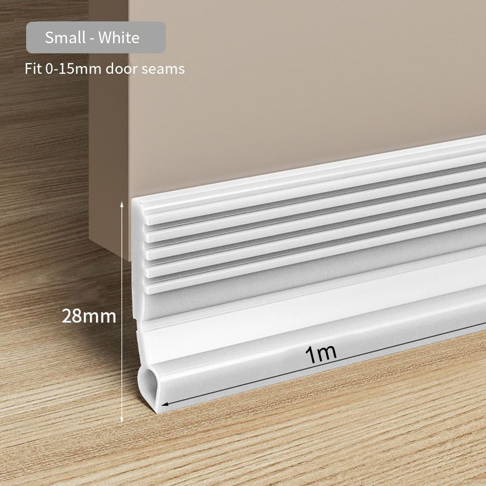 Tetningslist for bunndør tetningslist under døren tetningslister trekkstopper dørpakning kuldesperre vindtette striper: Mørke blå