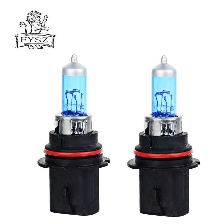 2 pièces 9007 HB5 12V 100/80W voitures phares halogène 6500K 1720lm/1600lm lumière cristalline lumière blanche lampes de voiture (DC12V/2 pièces)