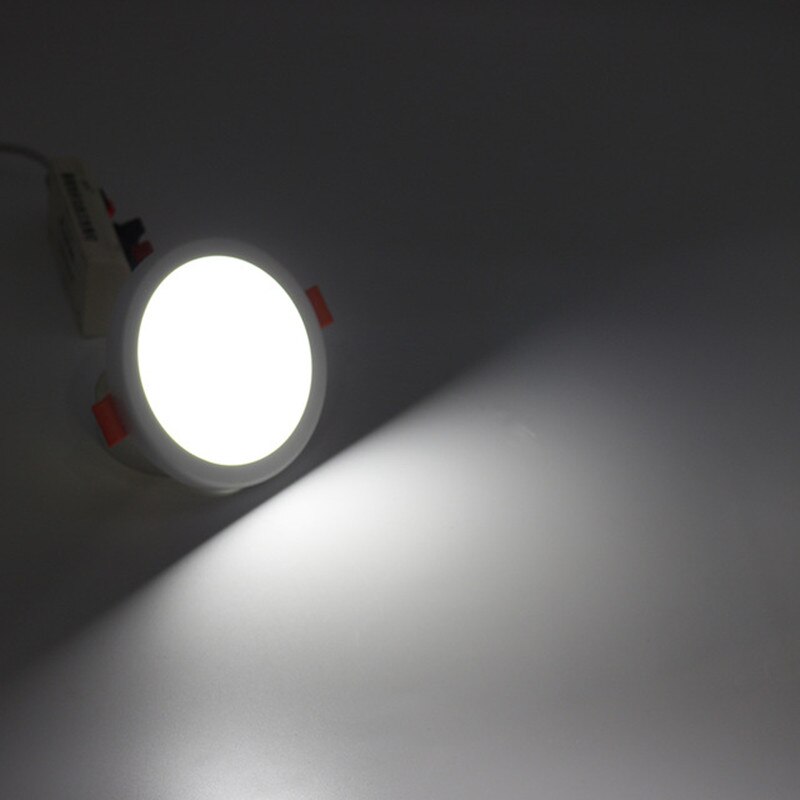 Ultra cienki Downlight 6W 8W 15W 20W Led sufitowe wpuszczane Led reflektor Slim okrągły/kwadratowy Panel światła z bezpłatnym otworu do otwierania
