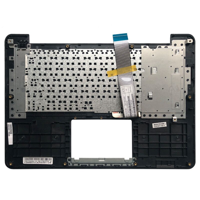 Teclado de ordenador portátil de ee.uu. para ASUS R301 X302 X302L P302 p302LJ F302 X302la, Cubierta superior con reposamanos MP-13J63US-5281