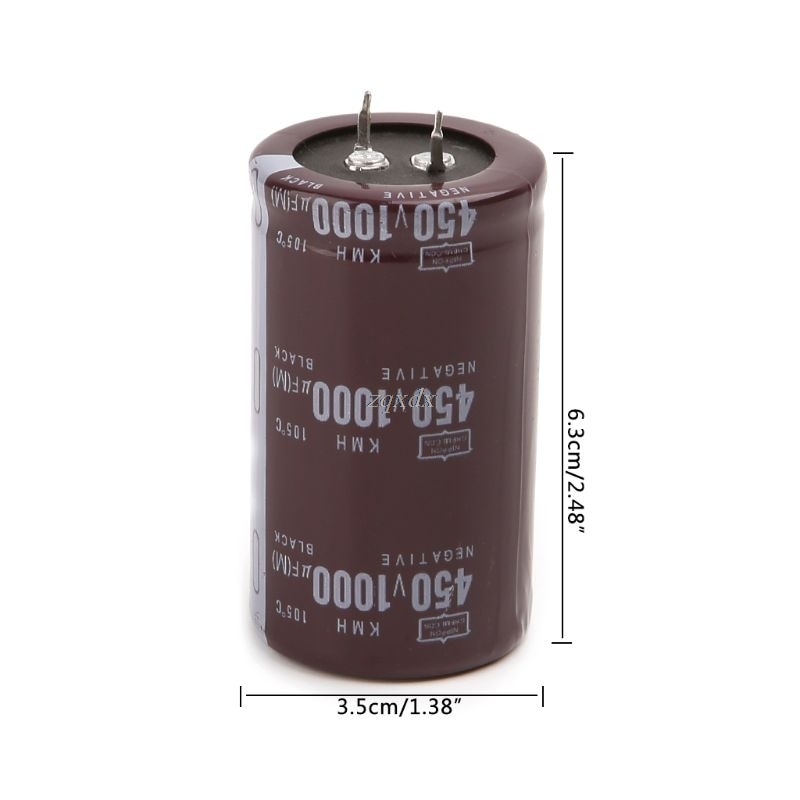 High Frequency 450V 1000uF Aluminum Electrolytic Capacitor Volume 35x60 JAN10 Whosale
