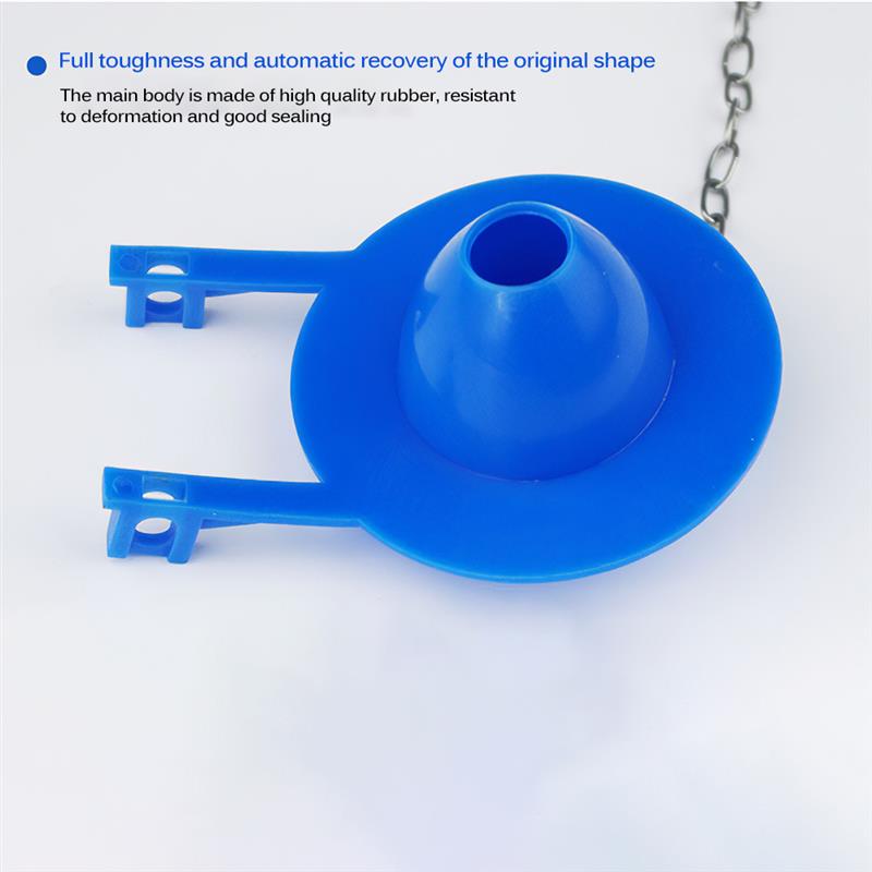 2/3 Inch Seal Flap Cover Ring Toilet Flapper Accessories Water Saver Home Part Repair Drain Valve Bathroom PVC Adjustable Tank