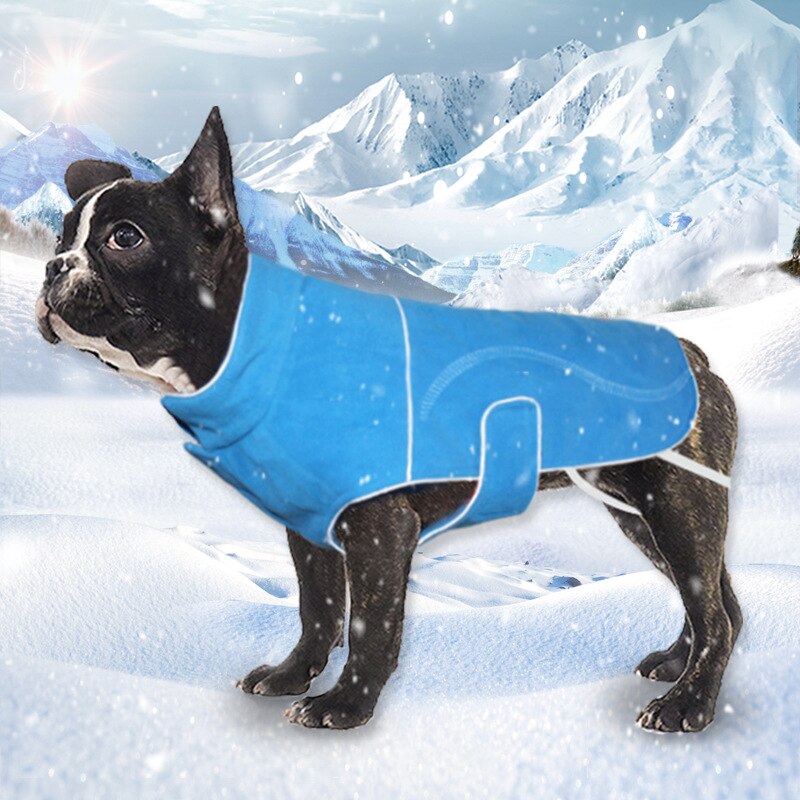 Vêtements d'hiver chauds pour animaux de compagnie, veste polaire épaisse pour chiots et chiens
