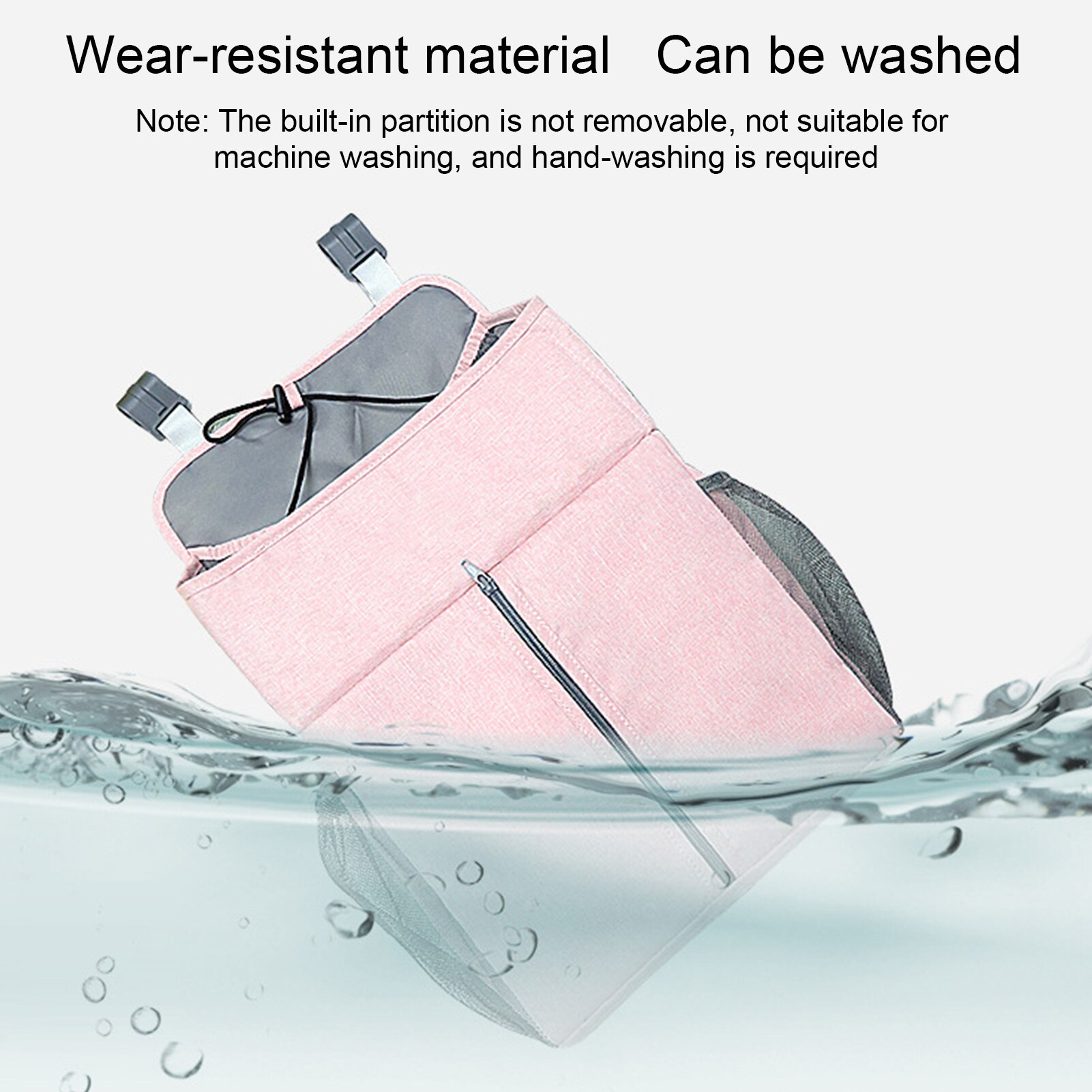 Nursery Organizer and Baby Diaper Caddy Baby Crib Diapers Stacker