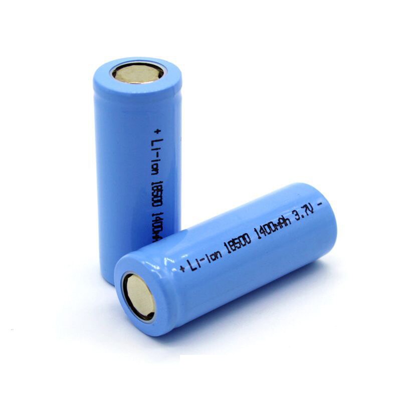 ICR18500 1400 mAh 3.7V Li-ion Rechargeable Battery li-ion Batteies For LED Flashlights