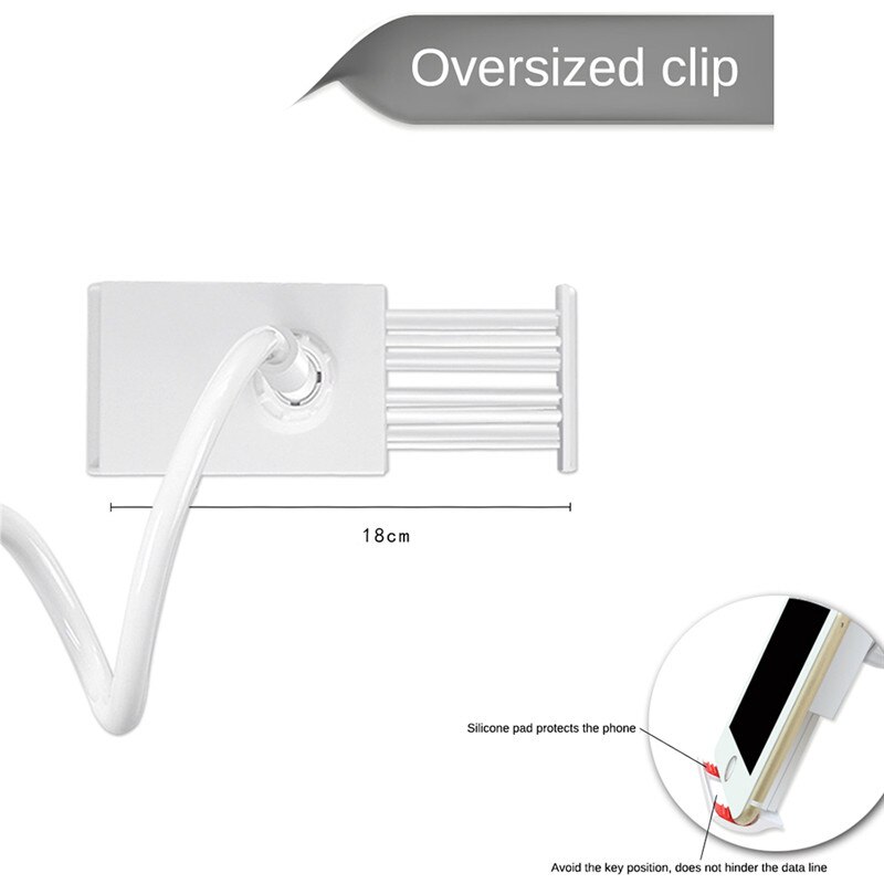 Adjustable Tablet Stand For IPad 70/100cm Long Arm Bed/Desktop Clip Bracket Large Screen Phone Holder For 4 To 10.6 Inch Tablet