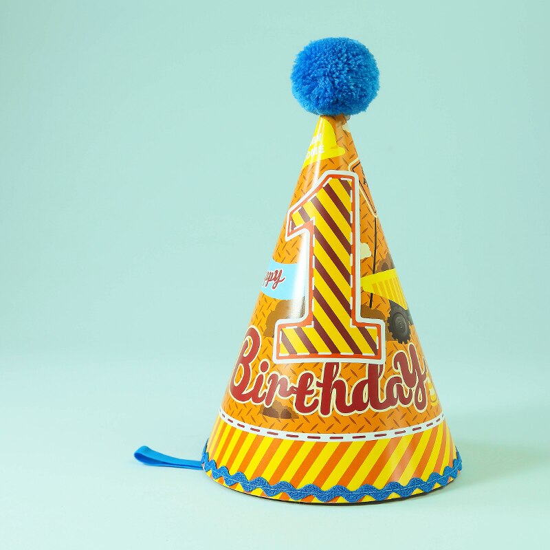 Happy birthday feesthoed met cijfers  (10 stuks/lot met cijfers van 1 to 10)