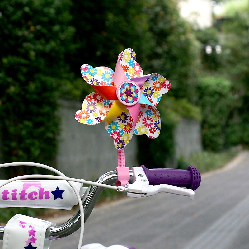 Drbike børn cykelstyr vindmølle scooter dekorere cykelstyr farverige bånd streamers kvaster farverige streamer