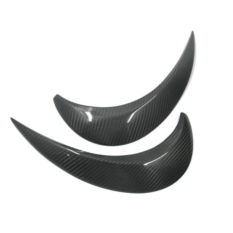 -2 stuks koolstofvezel koplampen wenkbrauw ooglid sticker trim voor kever  a5 -19 koplampen wenkbrauw afdekking