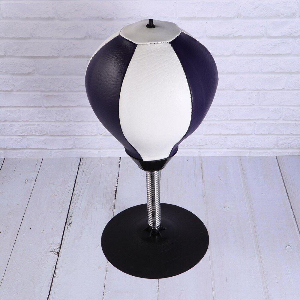 1 pc boksbal speelgoed stressverlichtende veerstandaard bureau oefengereedschap speelgoedset met zuignap voor school thuiskantoor