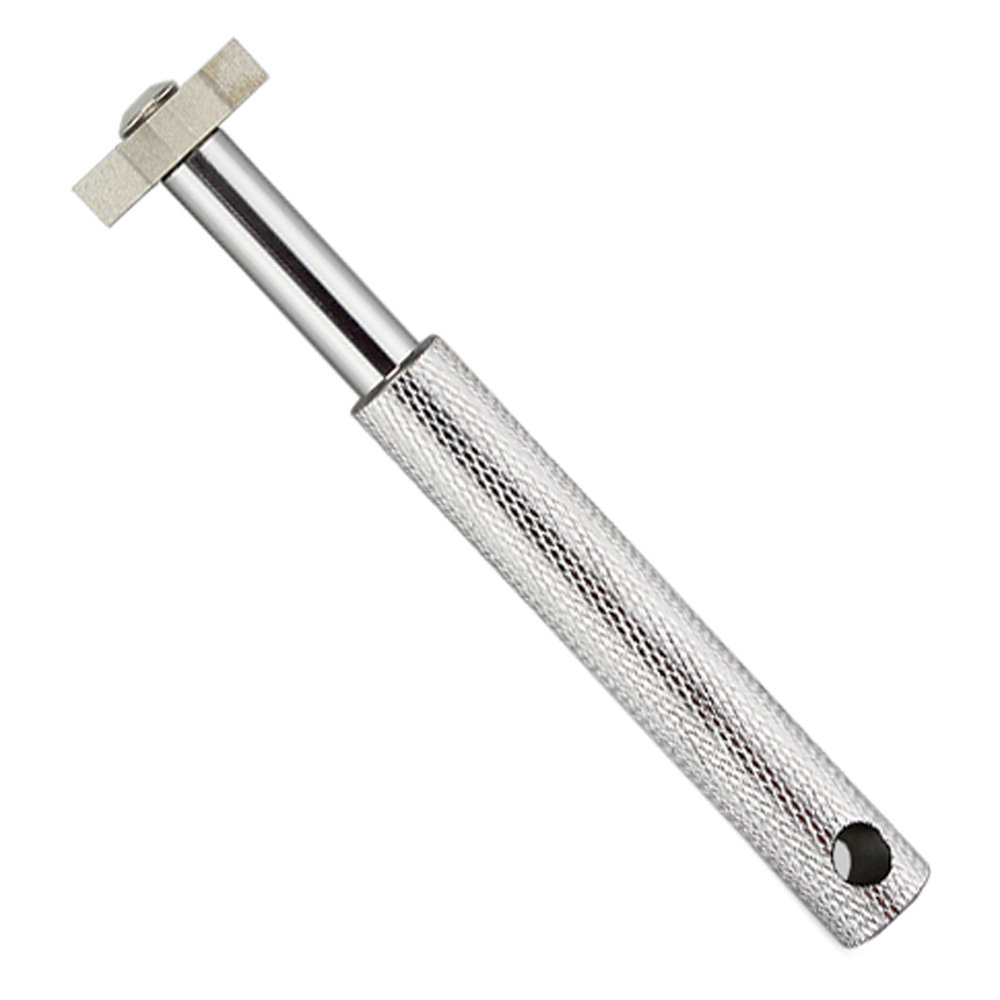 Golf groove tool golf iron wedge club groove sharpener cleaner golf club clear tool vu blade 6 farve golf tilbehør: Sølv