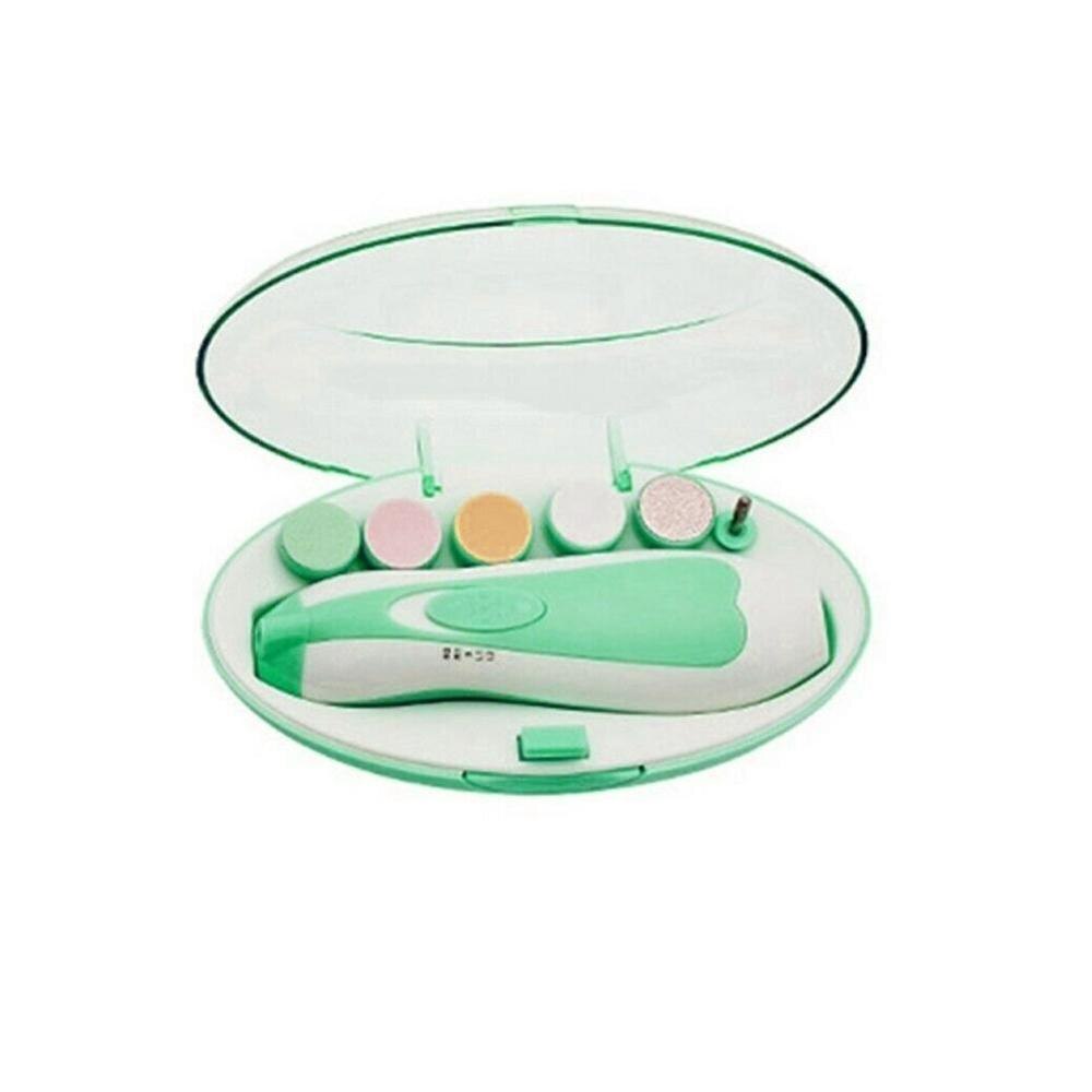 Bébé électrique coupe-ongles enfants enfants infantile sécurité pédicure tondeuses Abs matériel ciseaux ongles outils Cutter soins ensembles: C
