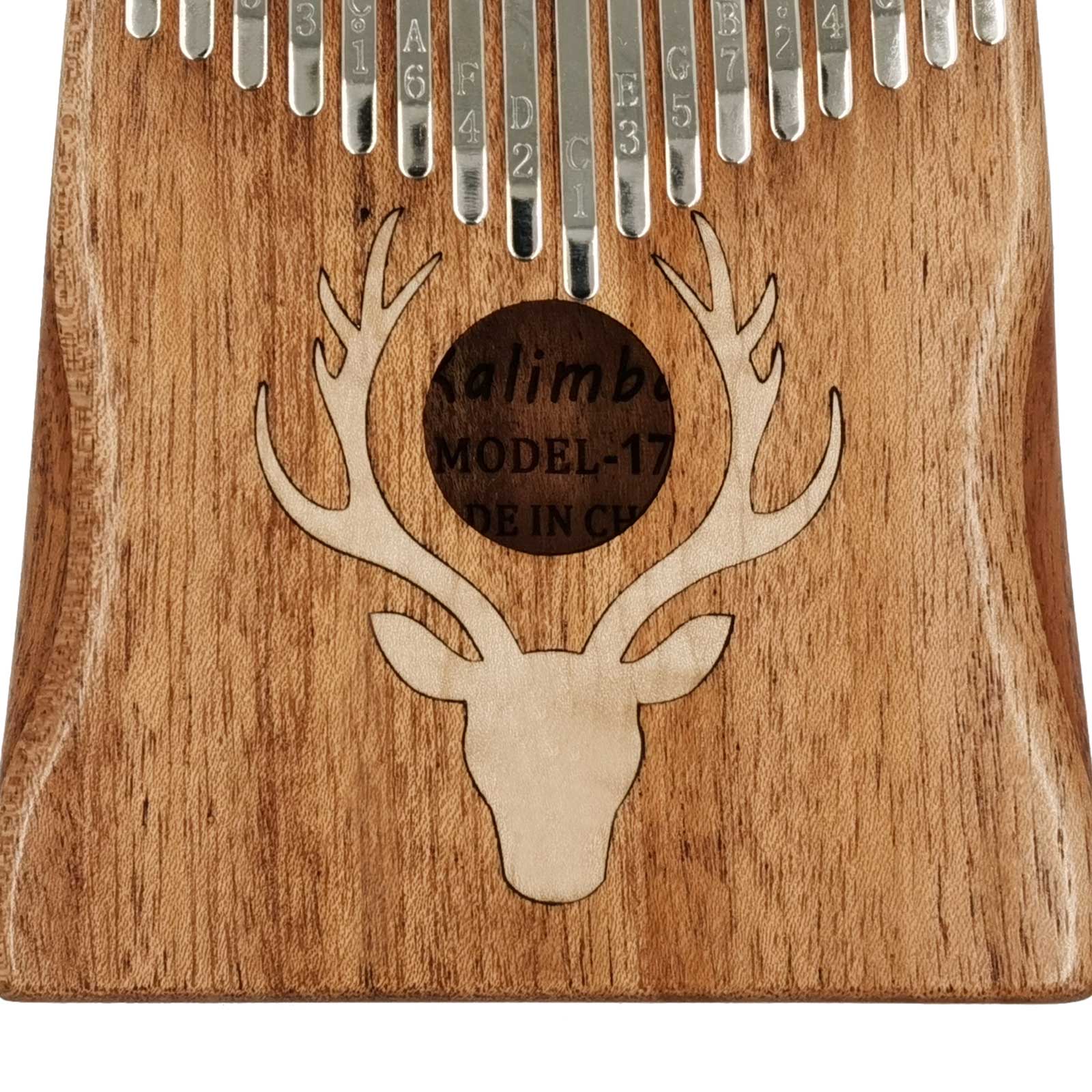 2 Styles Beginner Instrument Animal Pattern Thumb Piano Mahogany Body Musical Instrument 17 Keys Kalimba Keyboard Musical piano
