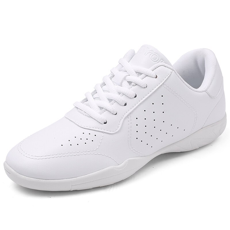 Super fiber leather sports shoes aerobics shoes fitness shoes parent child shoes children sports shoes soft sole dance shoes