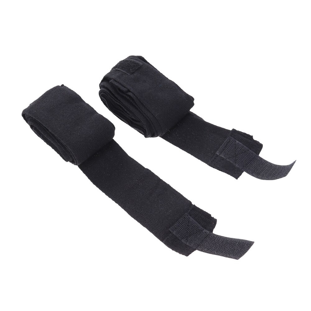1 Pair of 2.5M Cotton Boxing Bandage Wrist Straps Sport Strap Boxing Bandage Hand Protection (Blue)