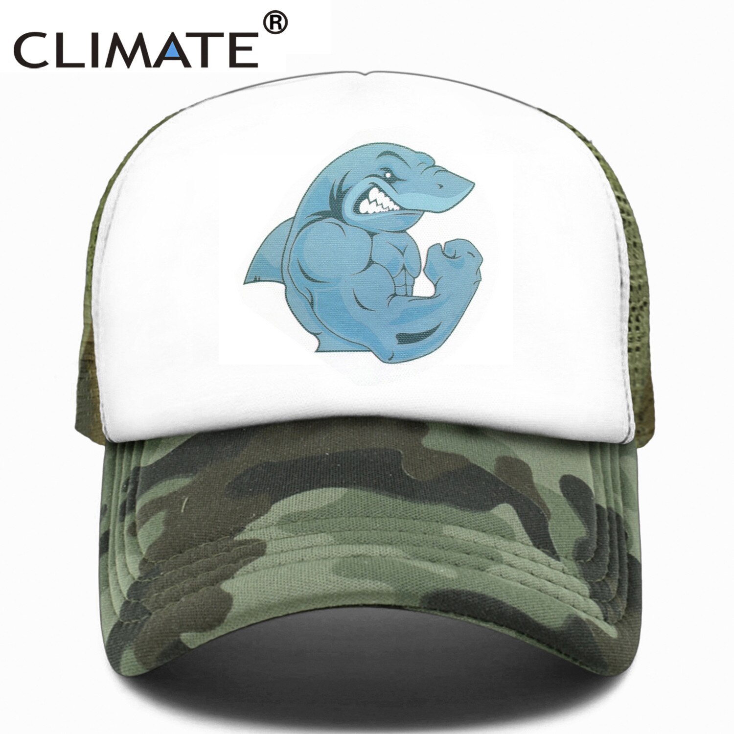 CLIMA Fresco Robusto Animale Cap Uomini Muscolare Gorilla Scimpanzé Fitness protezione di Sport Del Berretto Uomo del Muscolo PALESTRA Ventole Mesh Trucker Cap Corpo di costruzione: 098D-Camouflage