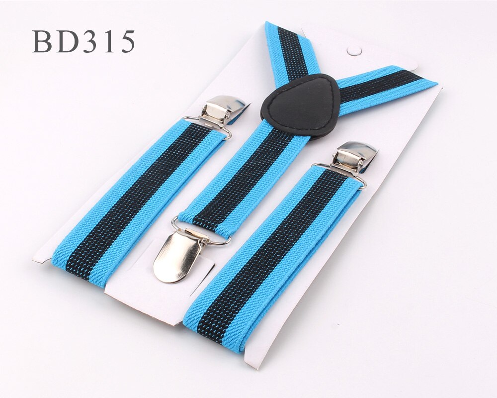 Adjustable Kids Suspenders Elastic Striped Suspender Candy Color Children Braces Wedding Accessories Girls Boys Straps: Gold