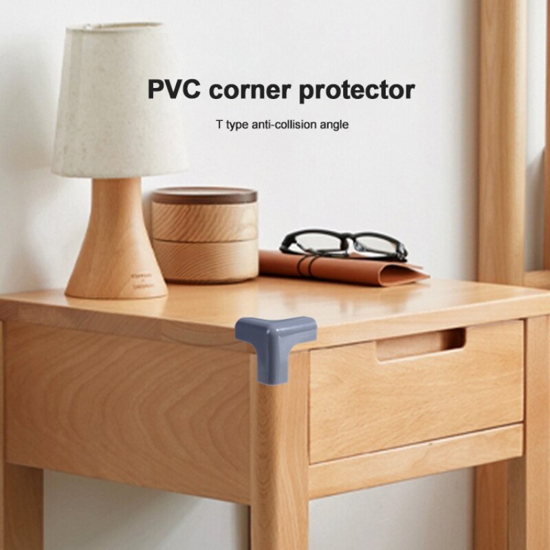 1 Pcs T Shape Child Baby Safety Silicone Protector Table Corner Edge Protection Cover Children Anticollision Edge & Guards
