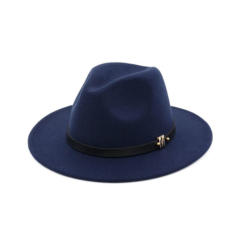 Hoeden Voor Mannen En Vrouwen 8 Stijl Wollen Cowboyhoed Retro Platte Top Grote Hoed Jazz Vilten Hoed Brede rand Hoed Gesp Mode Zonnehoed: NV
