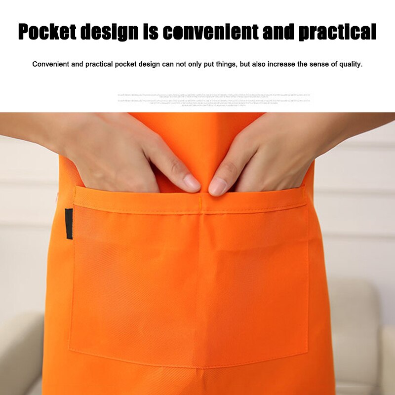 Appeso Al Collo Regolabile Grembiule Delle Donne Degli Uomini di Mensa Ristorante Casa Cucina di Cottura Uniforme HSJ88