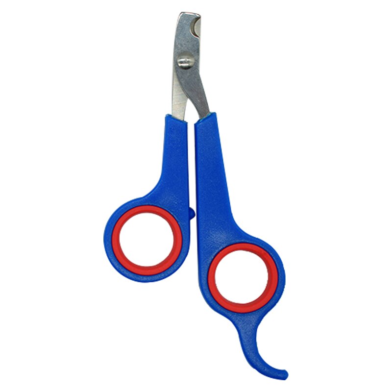 Coupe-ongles en acier inoxydable | Chiens de compagnie, chat, coupe-ongles, ciseaux de toilettage pour animaux chats griffe d'orteaux, outils fournitures pour animaux: Blue Red