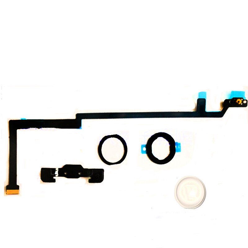 Voor Ipad Air 1 Touch Screen A1474 A1475 A147 Digitizer Sensor + Home Knop + Flex Lijm + Repair Tools montage Glas Panel: white home button