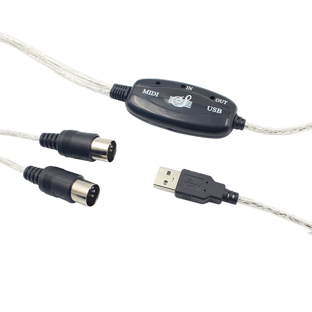 Câble convertisseur USB vers MIDI pour clavier de musique, adaptateur de Studio de musique, pour Windows et Mac