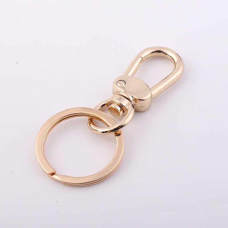 5 Pcs Metal Swivel Karabijn Clips Key Hook Sleutelhanger Split Key Ring Bevindingen Sluitingen Metal Tag Quick Clips