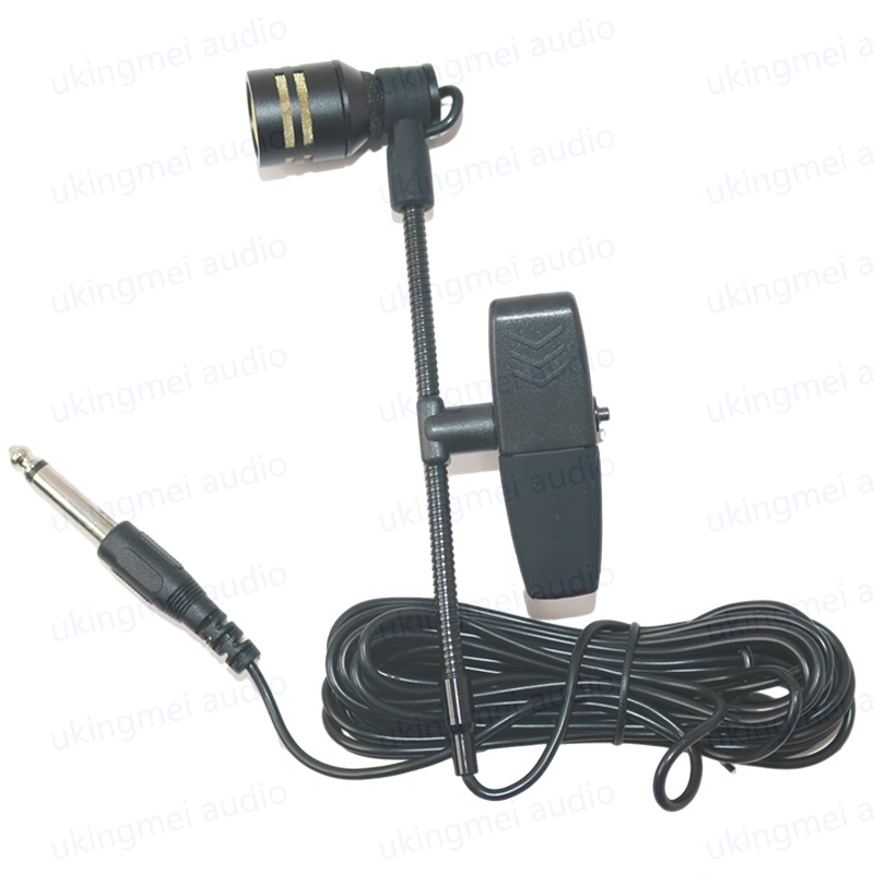 Dynamic Microphone for Saxophone Musical Instrument Microphone for Orchestra Trumpet Sax Gooseneck Microphone with 5M 6.35 Wire
