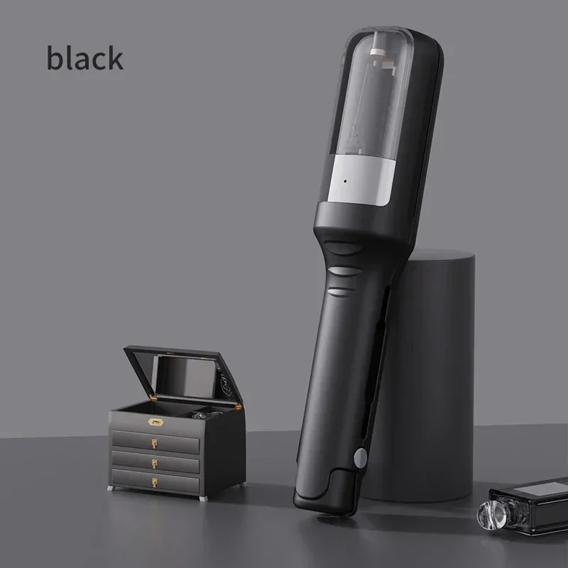 Split Ends Hair Trimmer Dry Damaged Remover Automatic Trim Split Women Cordless Hair Cutting Machine Hair Clipper: black