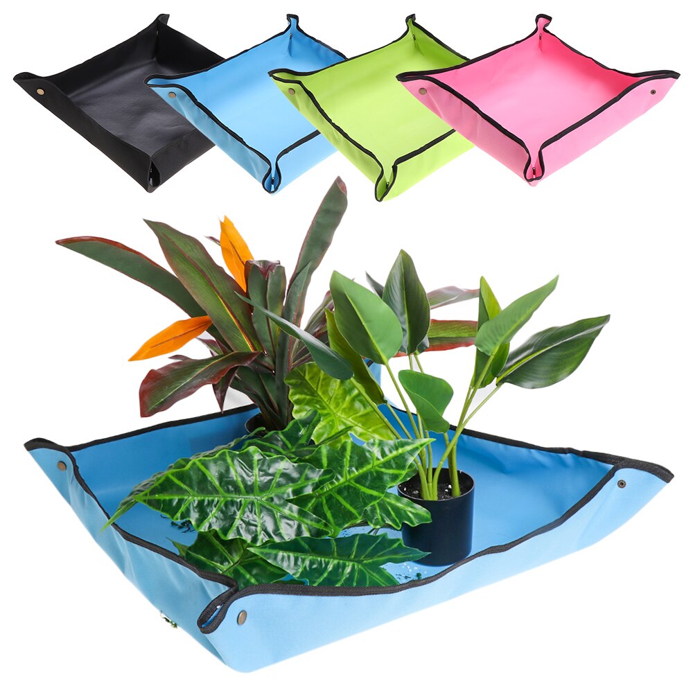 Pflanzung matt PE Saftigen Blumenerde matt Wasserdichte wiederverwendbar Blume Gartenarbeit Matten Umpflanzen Faltbare Pad draussen Zubehör