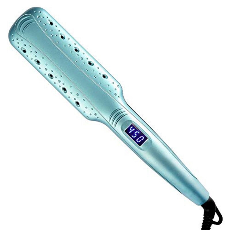 US Plug Hair Straighteners Hair Straightener for Women Wet 2 Straight Flat Iron Ceramic Titanium Technology