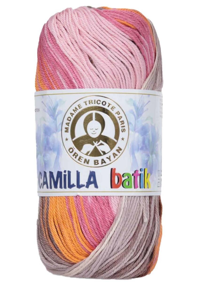 1 Pack ( 5 Balls ) Madame Tricote ( Oren Bayan ) Camilla Batik Hand Knitting Yarn Paris %100 Mercerized Cotton Crochet Tool Kit