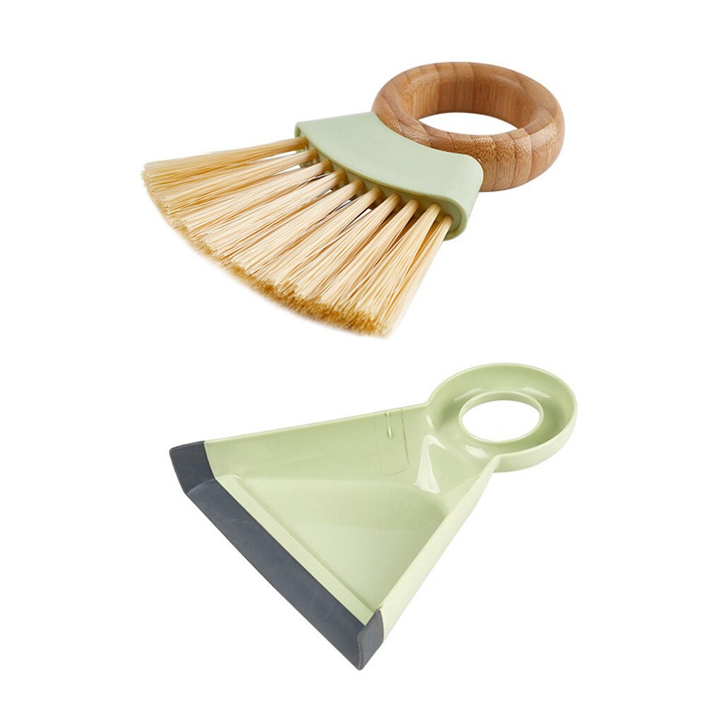 Desktop Cleaning Broom Dustpan Set Mini Handy Dust Cleaning Sweeping Brush Dustpan for Table Desk Keyboard: 1