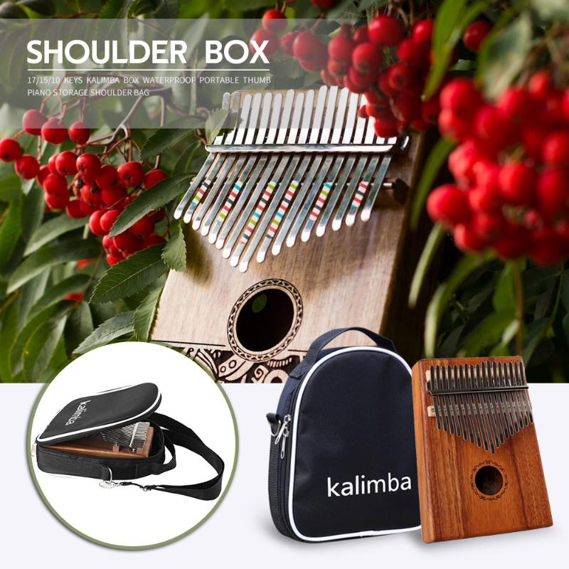 Instrumento Musical con martillo de afinación de 17 teclas de gran de madera de Acacia, luminosidad y portabilidad de Piano, sin espacio