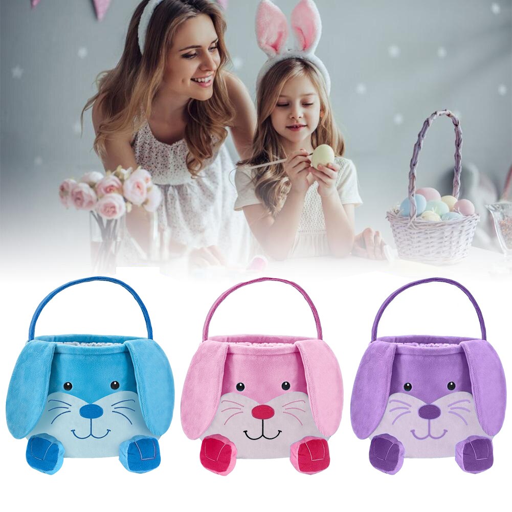 Easter Storage Basket Easter Basket Bunny Tote Bag Beautiful Handbag Lovely Tote Bag Storage Basket