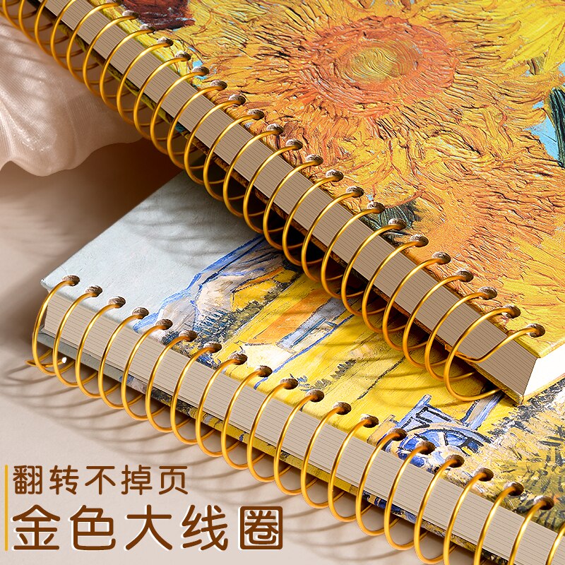 151 Pages Super Thick A4 Coil Notebook Diary Book Weekly Goals Habit Schedules Notepad Journal Simple School Supplies Stationer