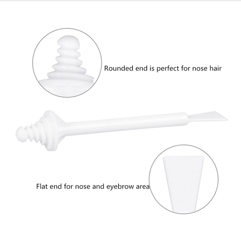40Pcs Nasal Hair Removal Stick Smear Wax Stick Disposable Hair Removal Rod Nose Ear Trimmer Hair Shaver