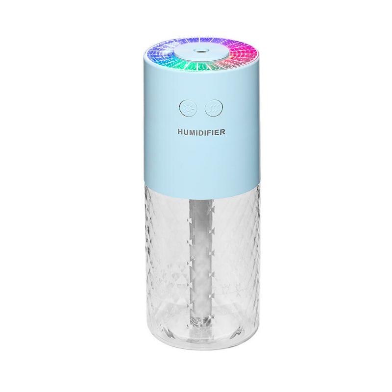 Etherische Olie Luchtbevochtiger Aromatherapie Diffuser Cool Mist # Draadloze Luchtbevochtiger Crystal Projectie Lamp