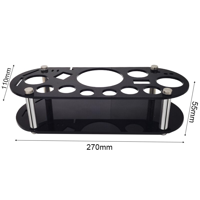 1-22Pcs Boston Cocktail Shaker Bar Gereedschap Wijn Mixer Set Barman Cocktail Shaker Tool Kit Schenker Jigger Warhoofd met Houder: Cocktail Rack