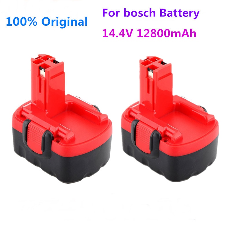 14.4v 12800 mah genopladeligt batteri til bosch 14.4v batteri 12800 mah bat 038 bat 040 bat 140 bat 159 bat 041 3660k