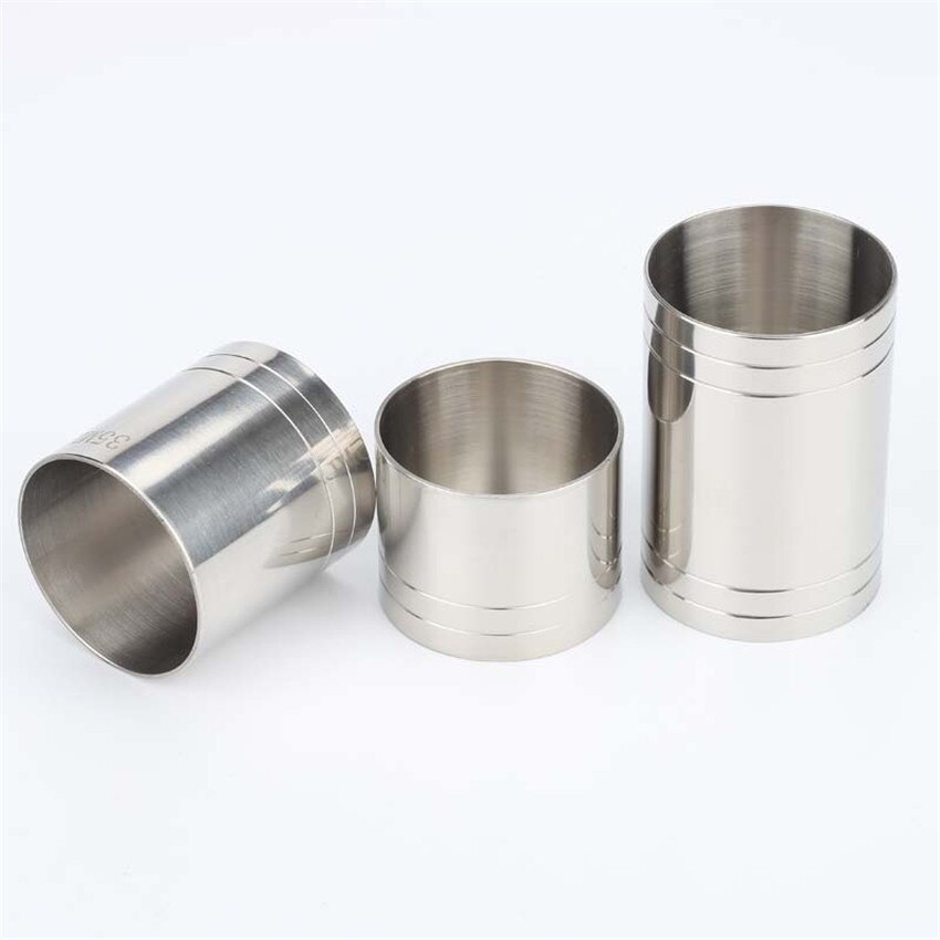 Rvs Vingerhoed Wijn Geest Meet Jigger 25/35/50ml Maatbeker 3 Bar Meten Wijn glas