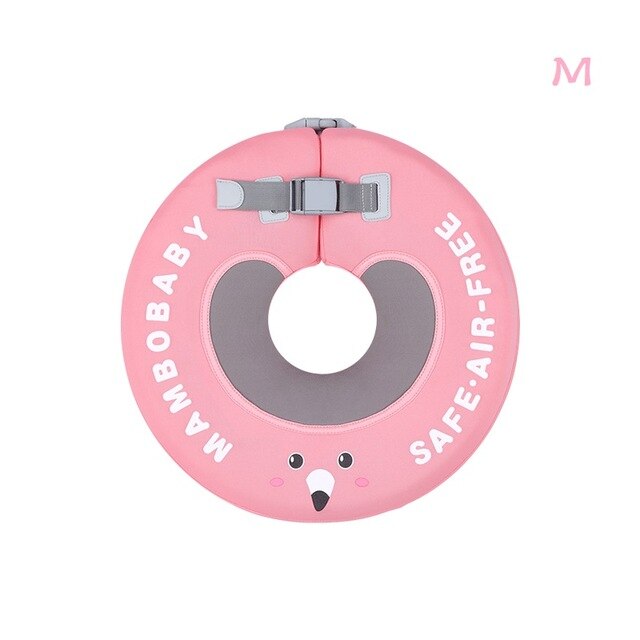 Baby Zwembad Bad Effen Veiligheid Niet Nodig Opblaasbare Baby Zwemmen Drijvende Kinderen Float Neck Ring Zwemmen Accessoires: 3D cover M pink